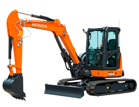 Мини-экскаватор Hitachi ZX55U-6 арт. 10000235 низкие цены 